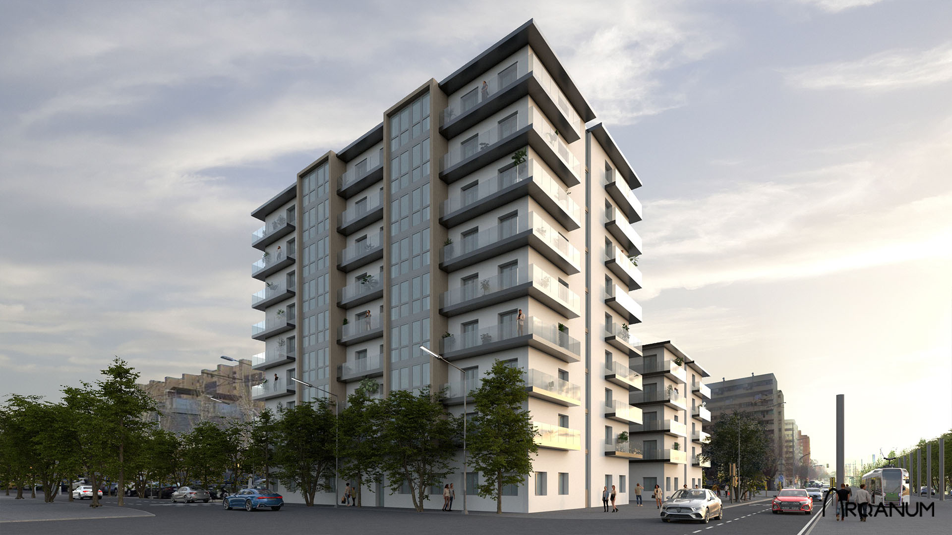 Edificio de viviendas en Sant Just Desvern, fachada